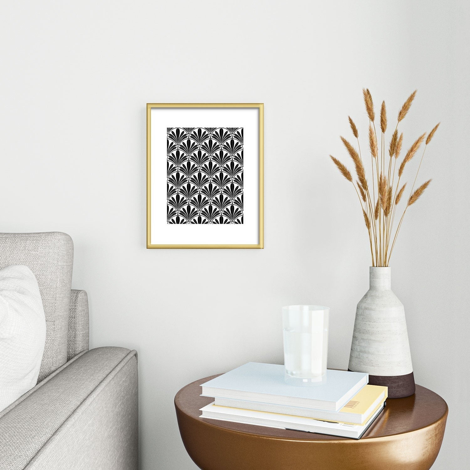Jennifer Labre Hollywood Glam Metal Framed Art Print