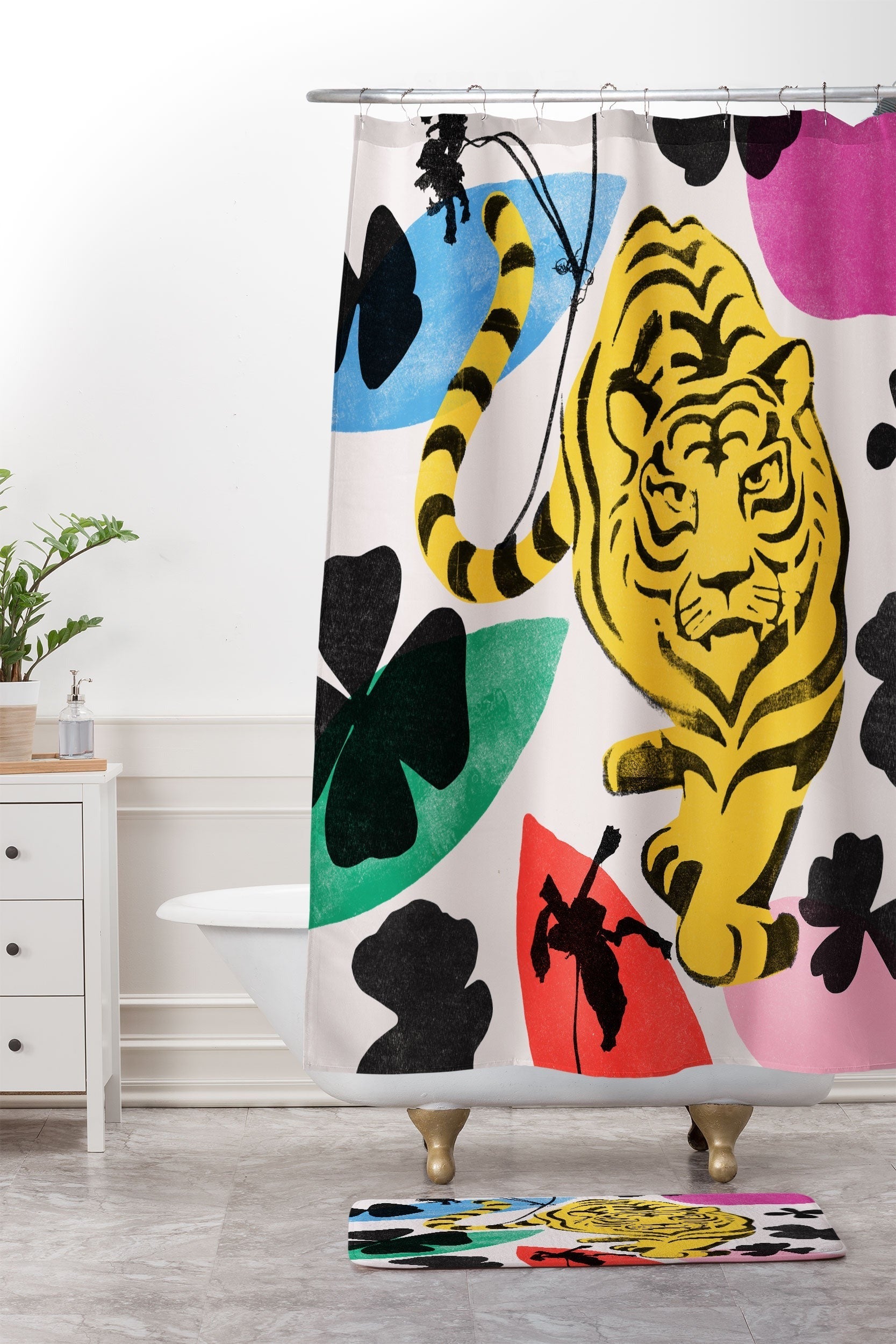 Garima Dhawan wild 3 Memory Foam Bath Mat