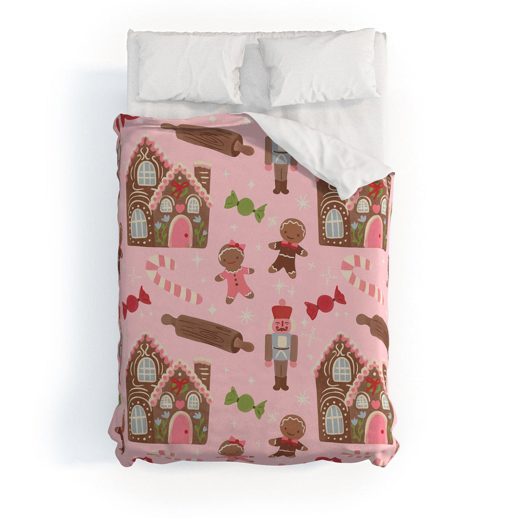 carriecantwell Sweet Christmas Holidays Duvet Cover