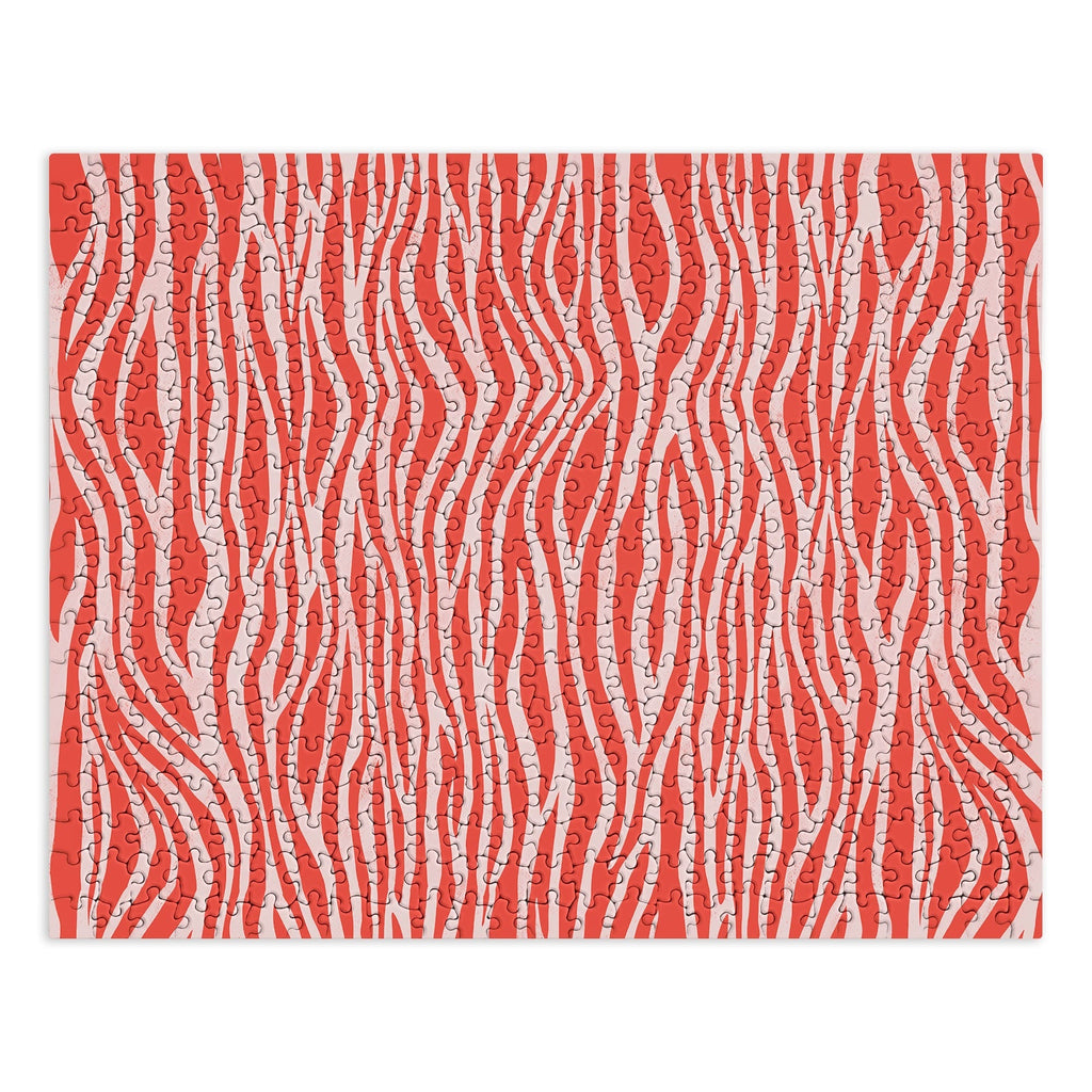 Avenie BR Red Zebra Stripe Puzzle