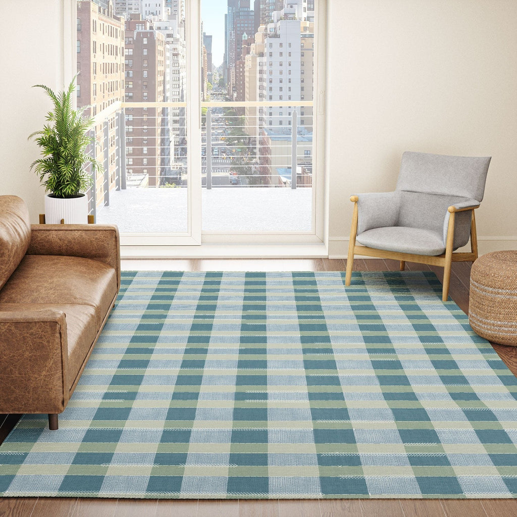 Marta Barragan Camarasa Country Style Checks Area Rug