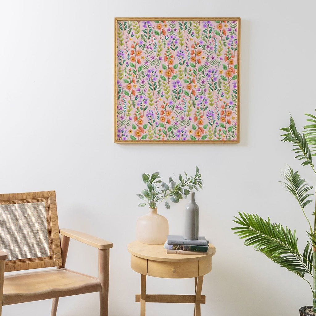 Pimlada Phuapradit Ditsy Spring Floral Framed Wall Art