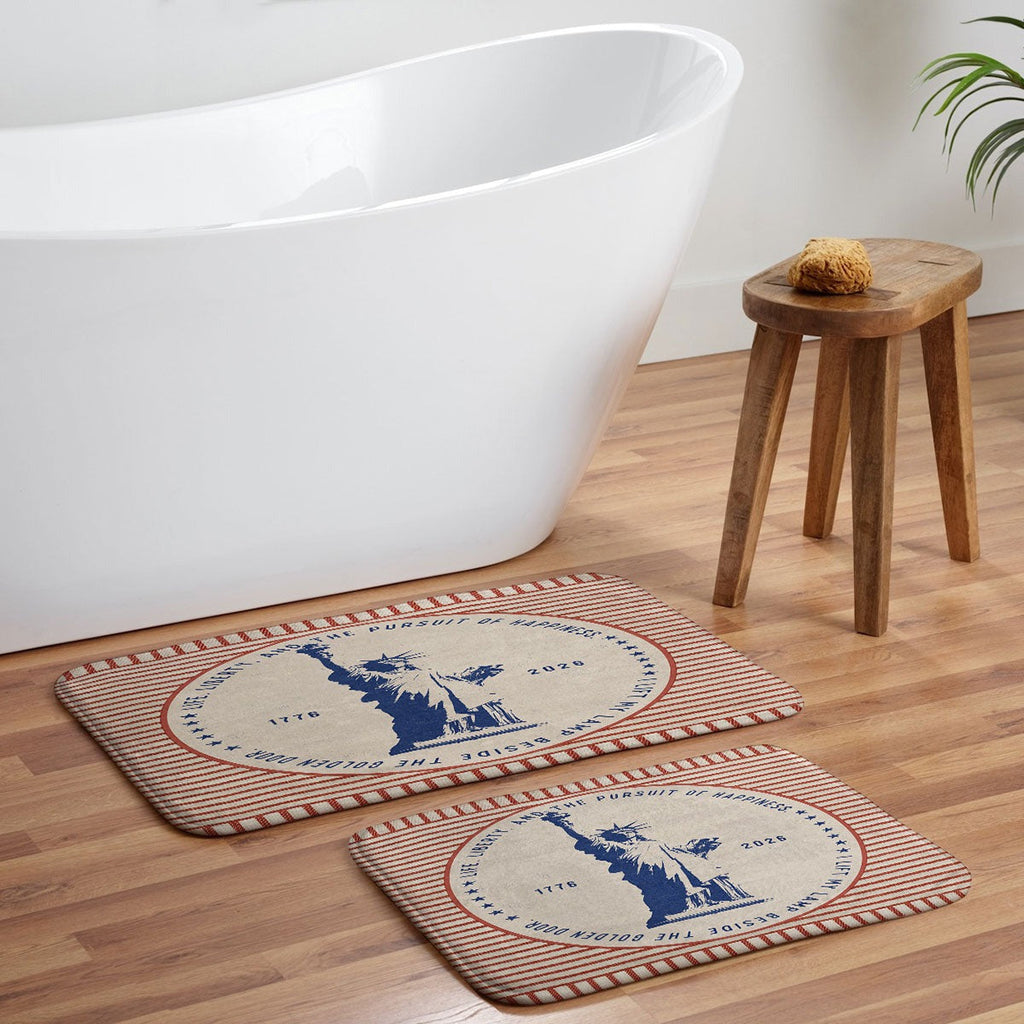 DENY Designs Life Liberty Memory Foam Bath Mat