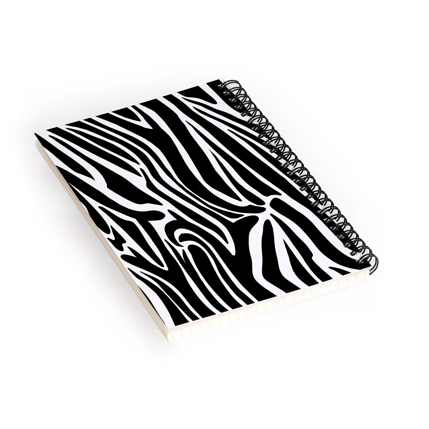 Jennifer Labre Wild Zebra Spiral Notebook