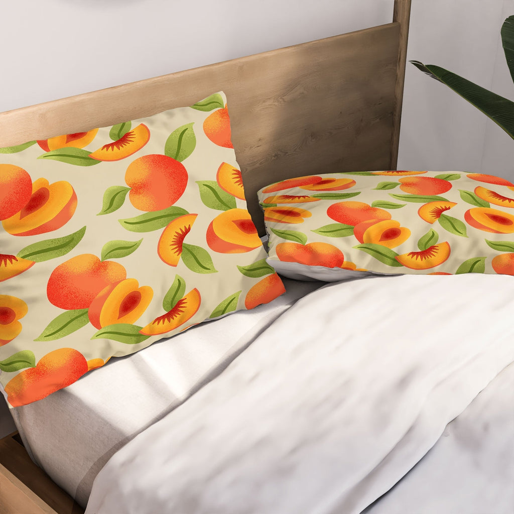 Jessica Molina Peach Pattern Pillow Shams