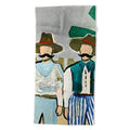 83 Oranges Side By Side Cowboy Edition Beach Towel