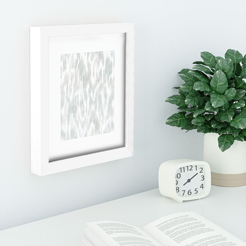 Jacqueline Maldonado Watercolor Wood Grain Recessed Framing Rectangle