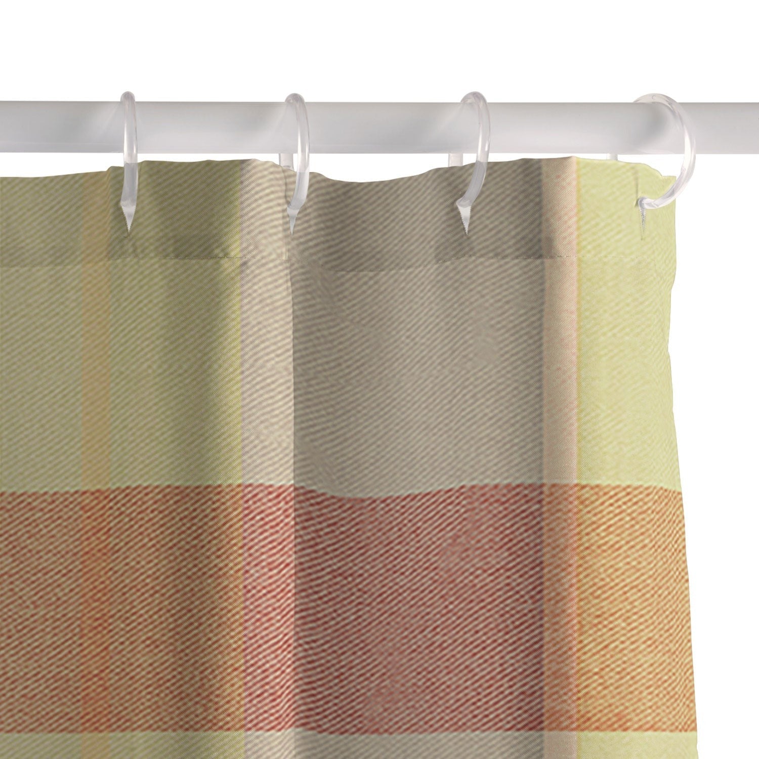 Marta Barragan Camarasa Retro Picnic Plaid Warm Tones Shower Curtain