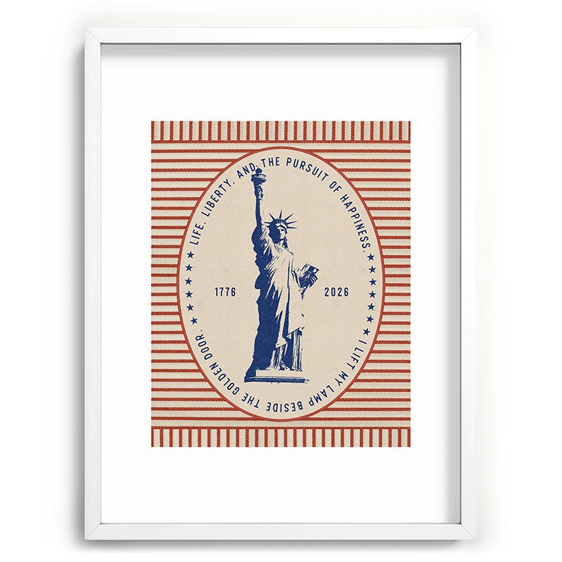 DENY Designs Life Liberty Recessed Framing Rectangle