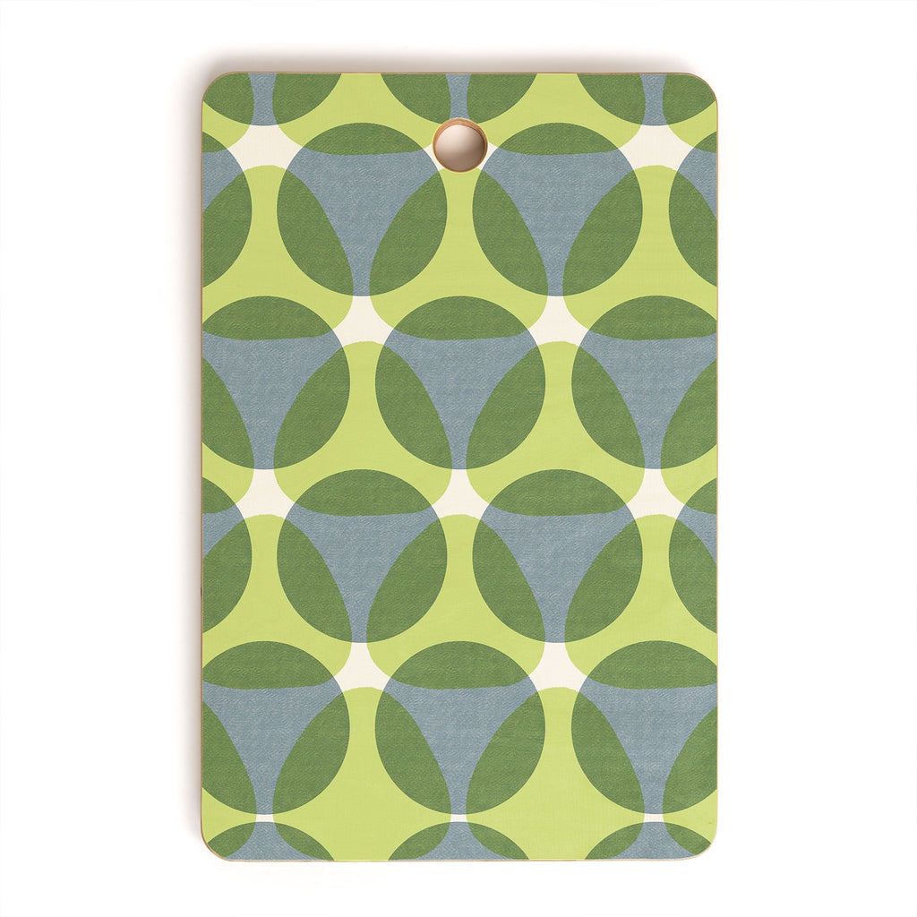 Marta Barragan Camarasa Stylish Retro Circle Cutting Board Rectangle
