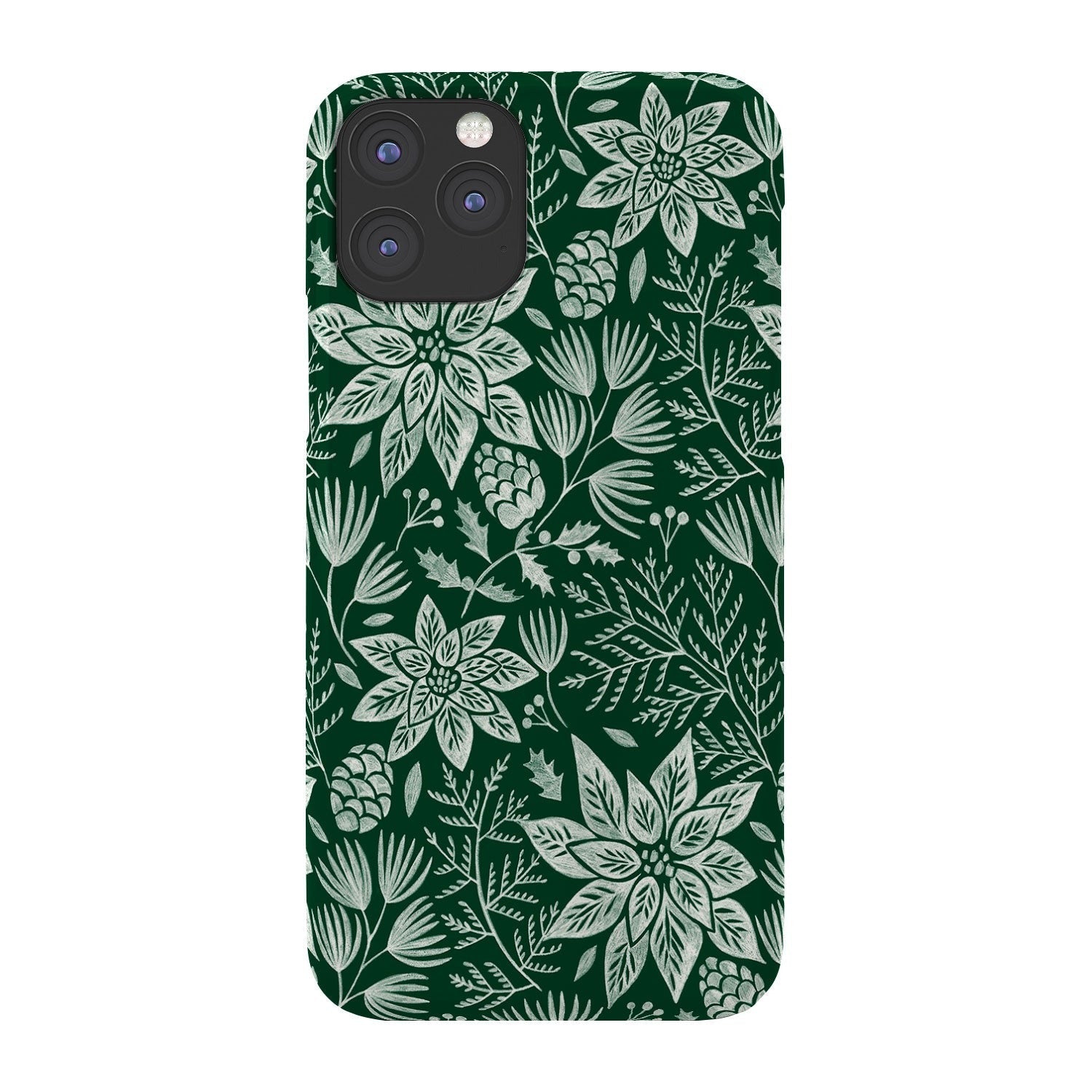 Pimlada Phuapradit Christmas Poinsettia Phone Case