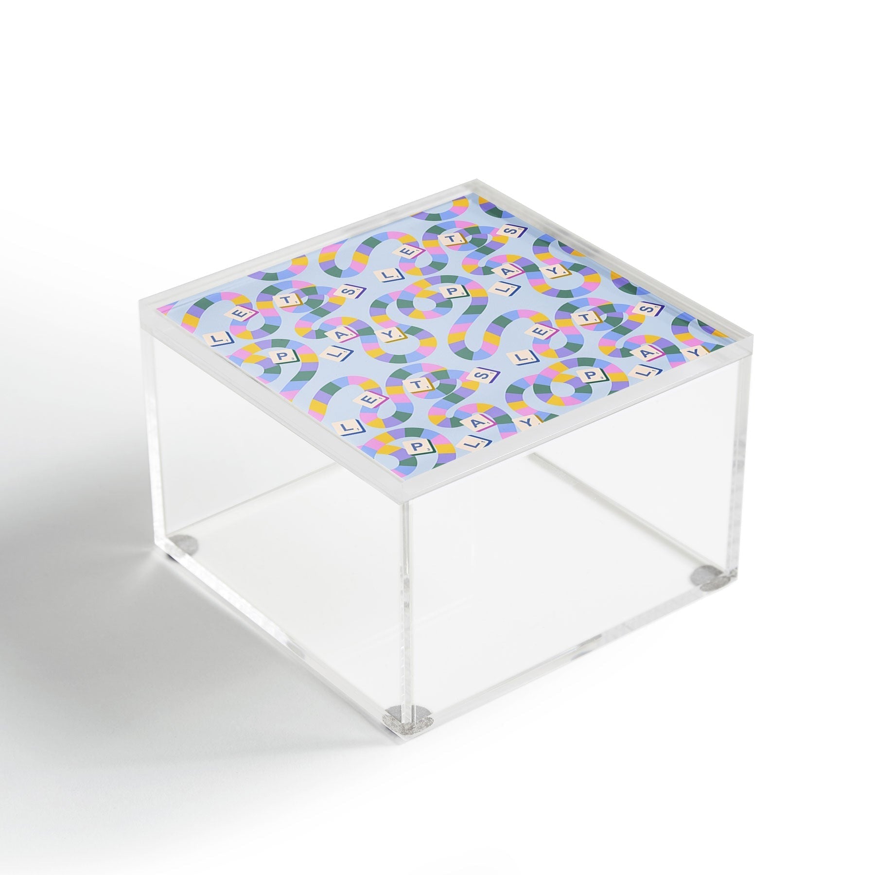 Design by Spark Scrabble Board Game Night Acrylic Box