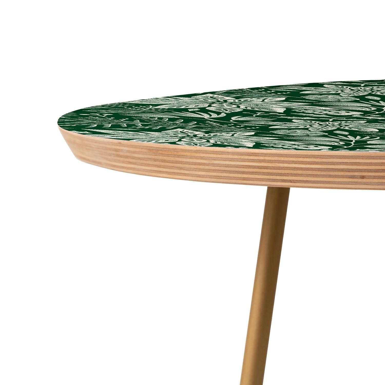 Pimlada Phuapradit Christmas Poinsettia Round Side Table