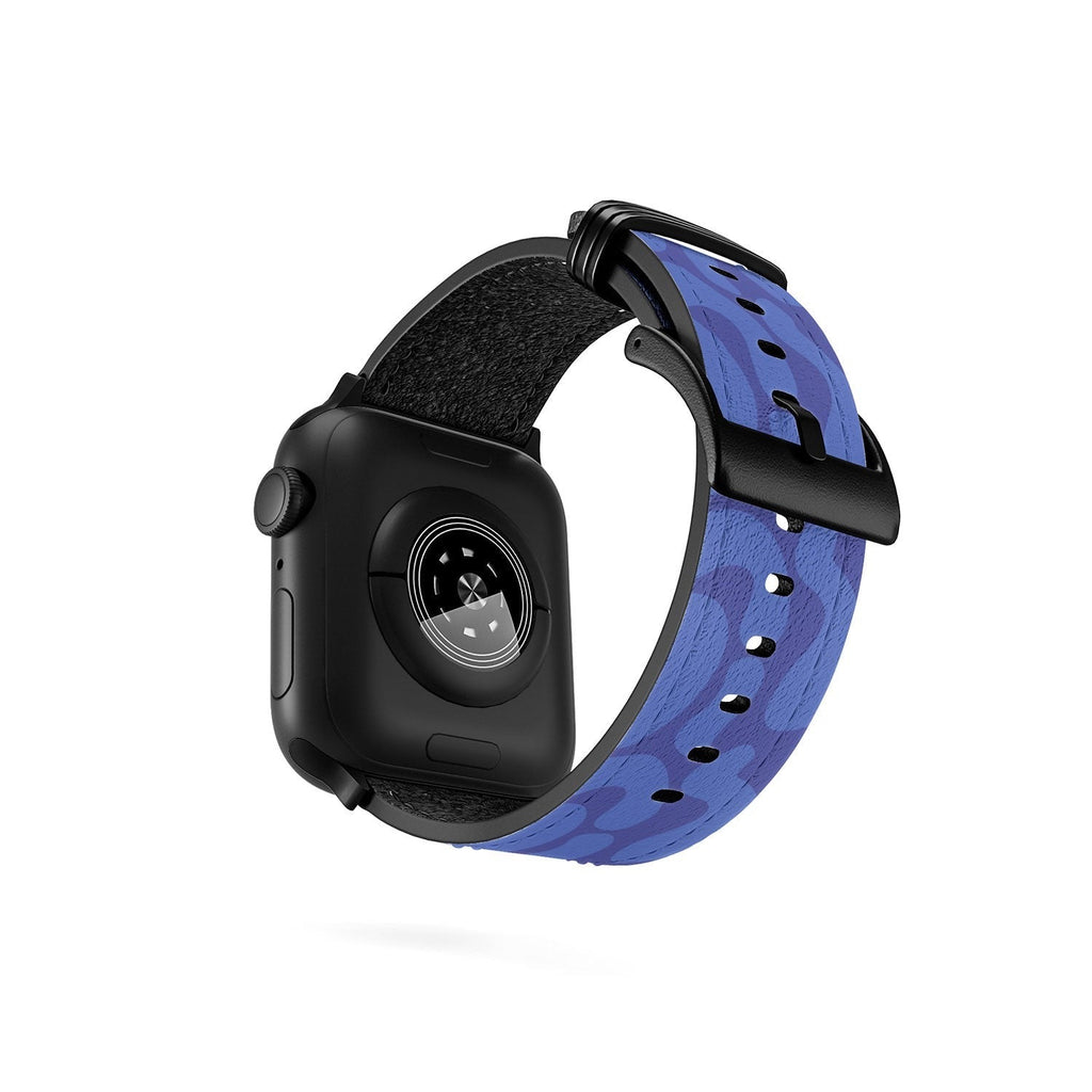 Camilla Foss Blue Pebble Apple Watch Band