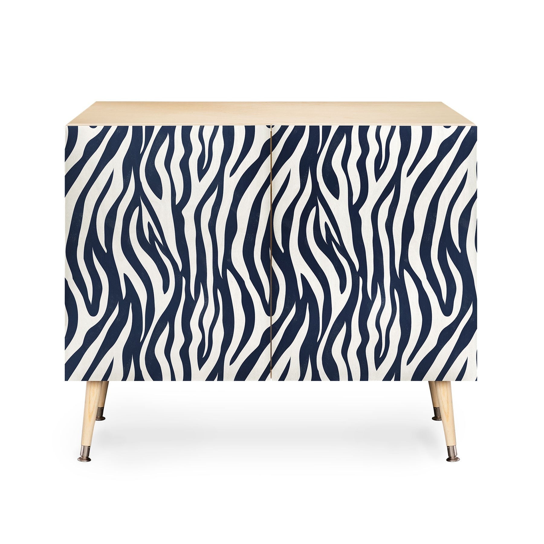 Avenie BR Navy Tiger Stripes Credenza