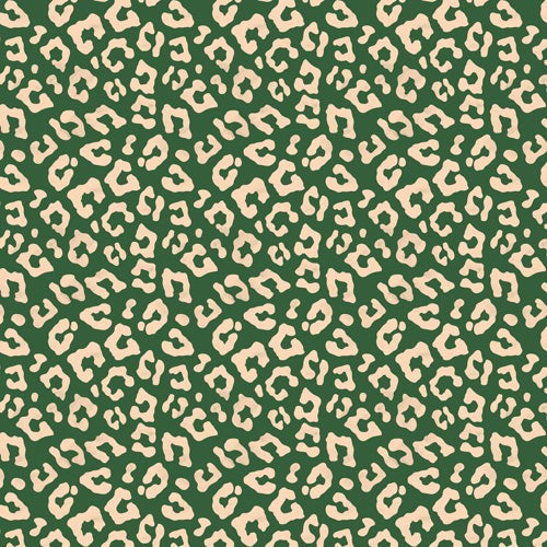 Avenie BR Cheetah Print In Green Shower Curtain
