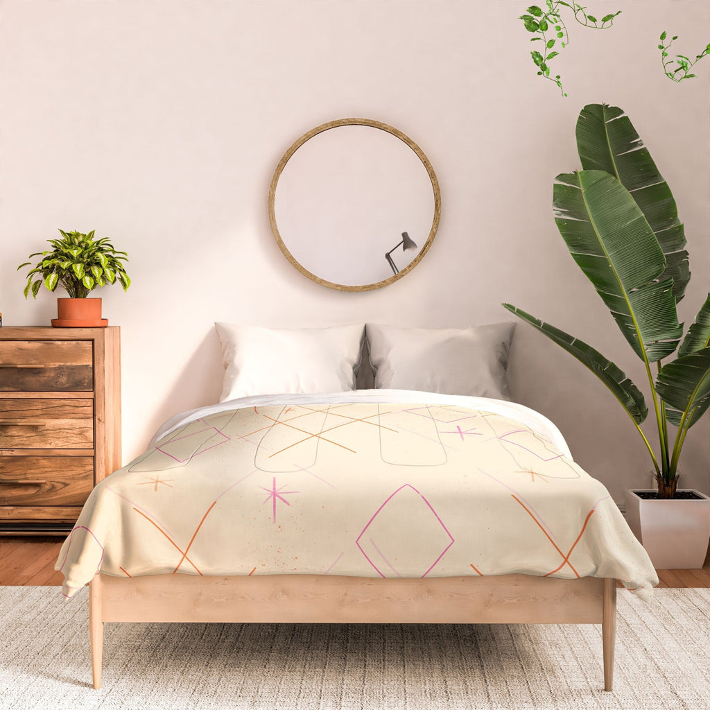 Little Om Starry Web cream Comforter