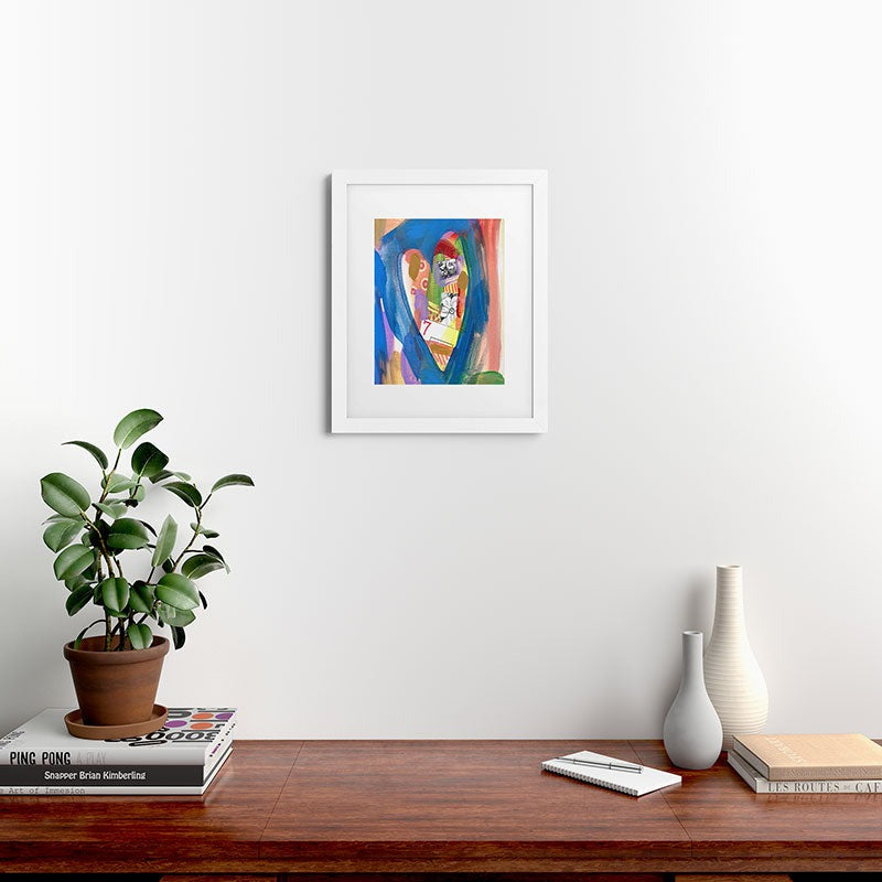 Natalie Baca Lucky in Love Framed Art Print