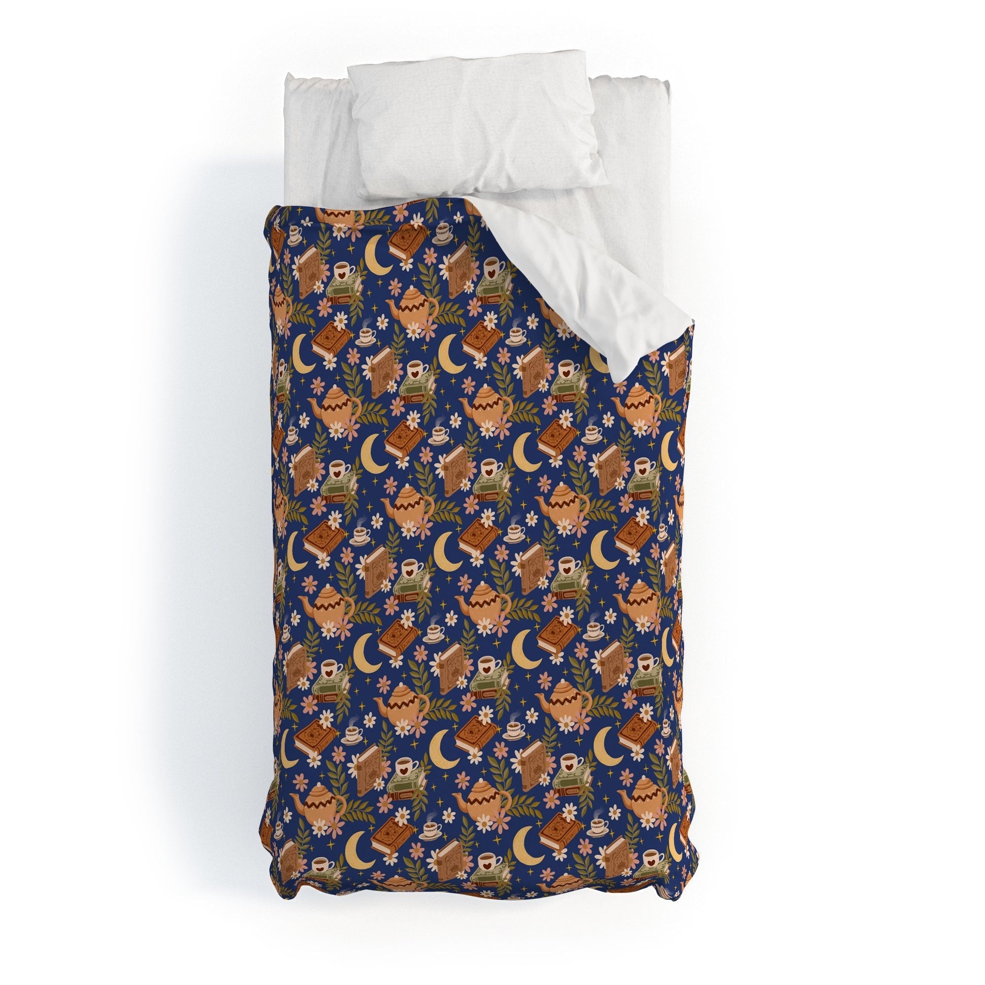 Avenie Moonlit Reading Nook II Duvet Cover