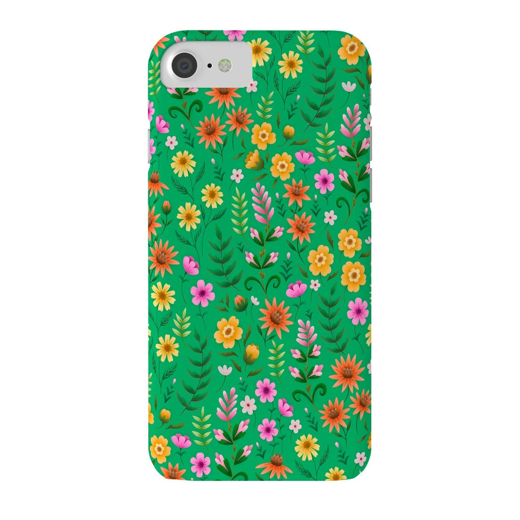Pimlada Phuapradit Ditsy Spring Floral Green Phone Case
