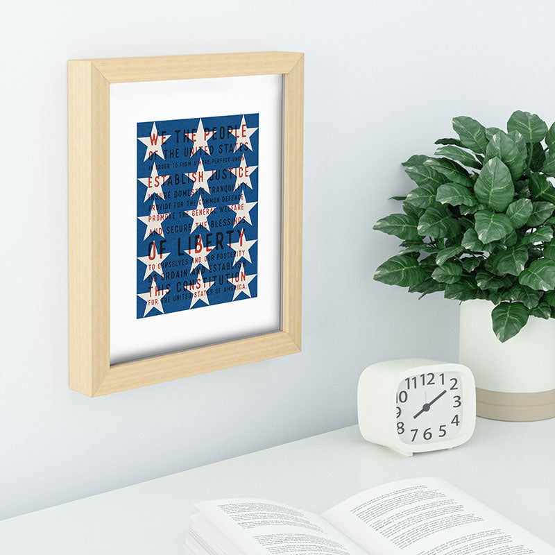 DENY Designs Starred Preamble Recessed Framing Rectangle