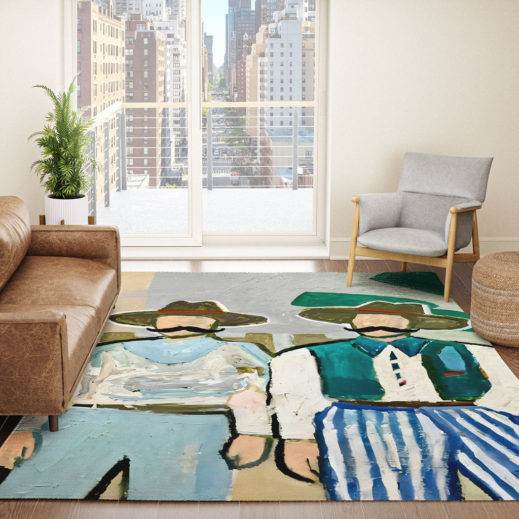 83 Oranges Side By Side Cowboy Edition Area Rug