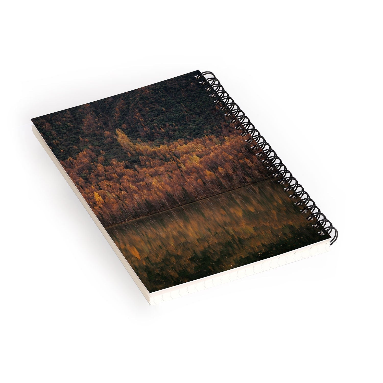 Hannah Kemp Fall Lake Spiral Notebook