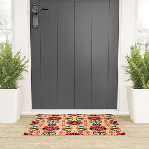 Design by Spark Tigress Queen Bee Welcome Mat