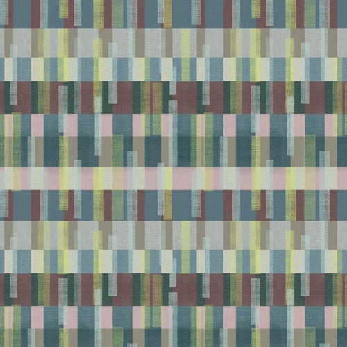 Marta Barragan Camarasa Dynamic Linear Blocks Shower Curtain