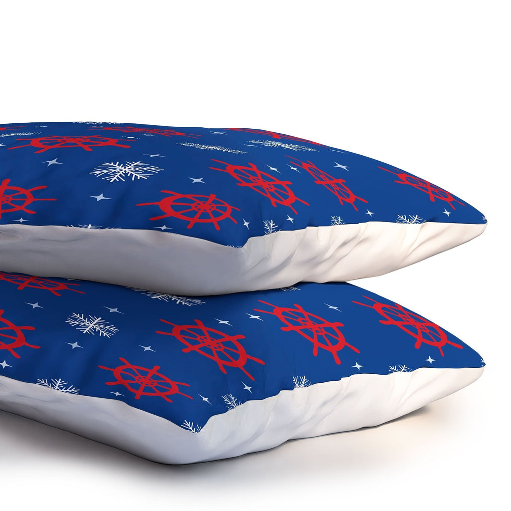 Design by Spark Holiday Helms and Snowflakes Pillow Shams