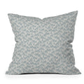 CoastL Studio Palm Forest Coastal Blue Throw Pillow