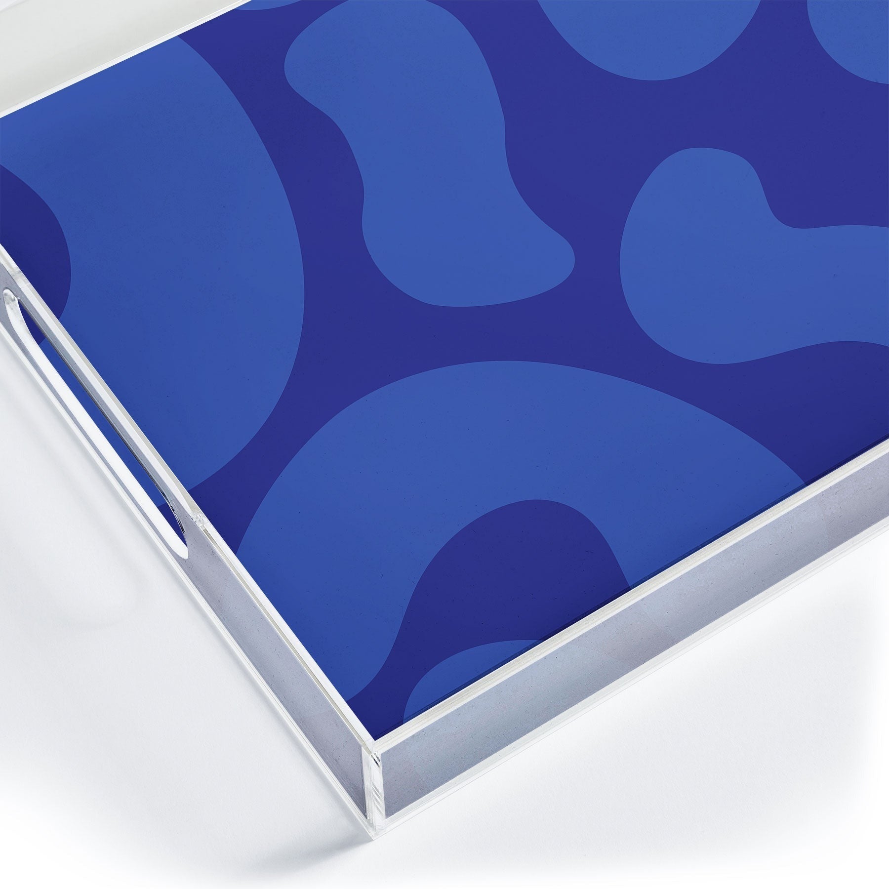 Camilla Foss Blue Pebble Acrylic Tray