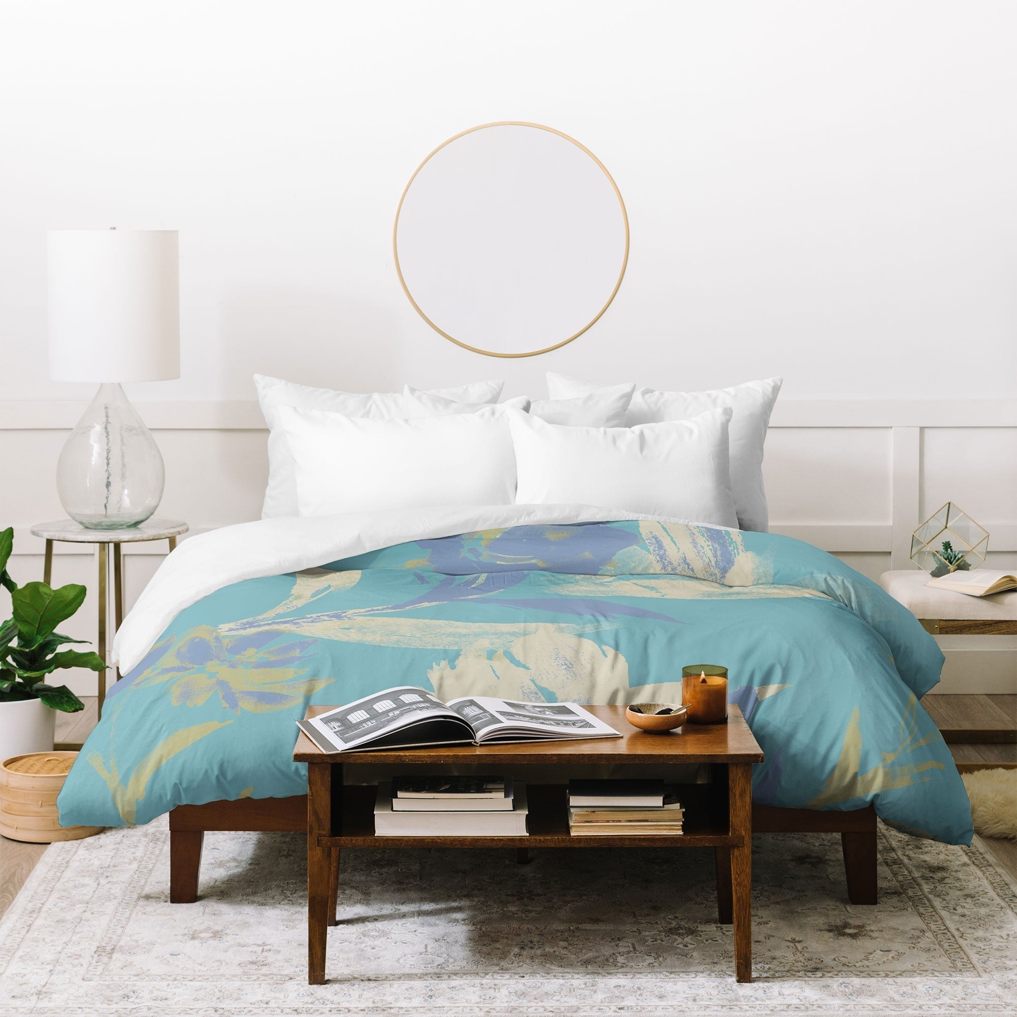 Gabriela Fuente Emma Floral Duvet Cover