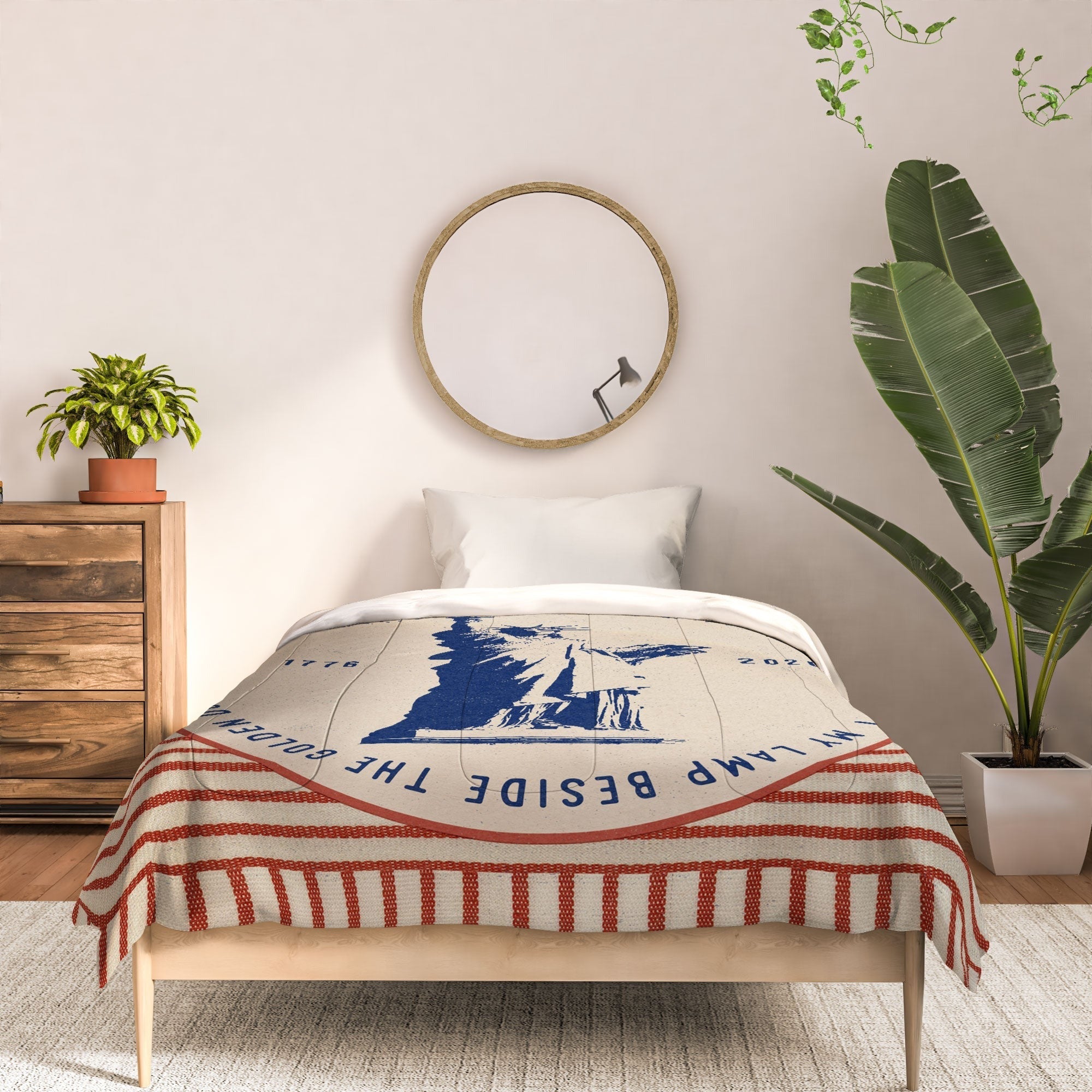 DENY Designs Life Liberty Comforter