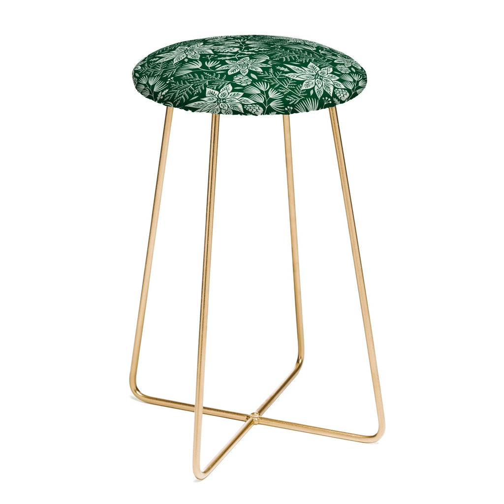 Pimlada Phuapradit Christmas Poinsettia Counter Stool
