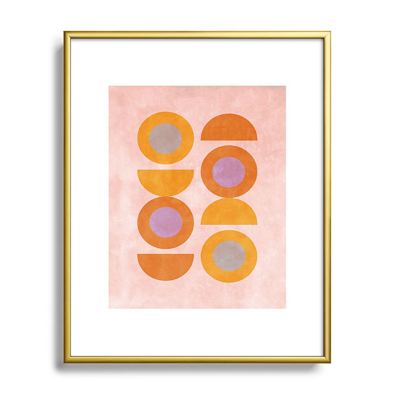 Mirimo Warm Balance Metal Framed Art Print