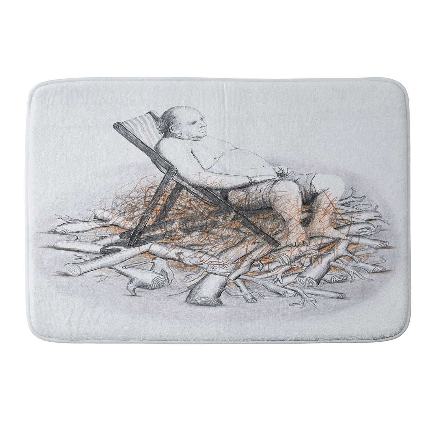 Coco de Paris Why was I born Memory Foam Bath Mat