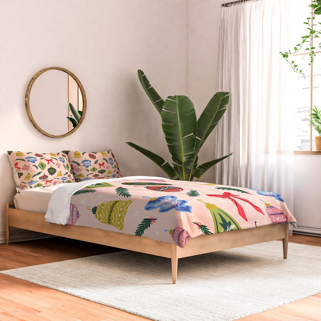 Design by Spark Love Human Made Christmas Ornaments Comforter