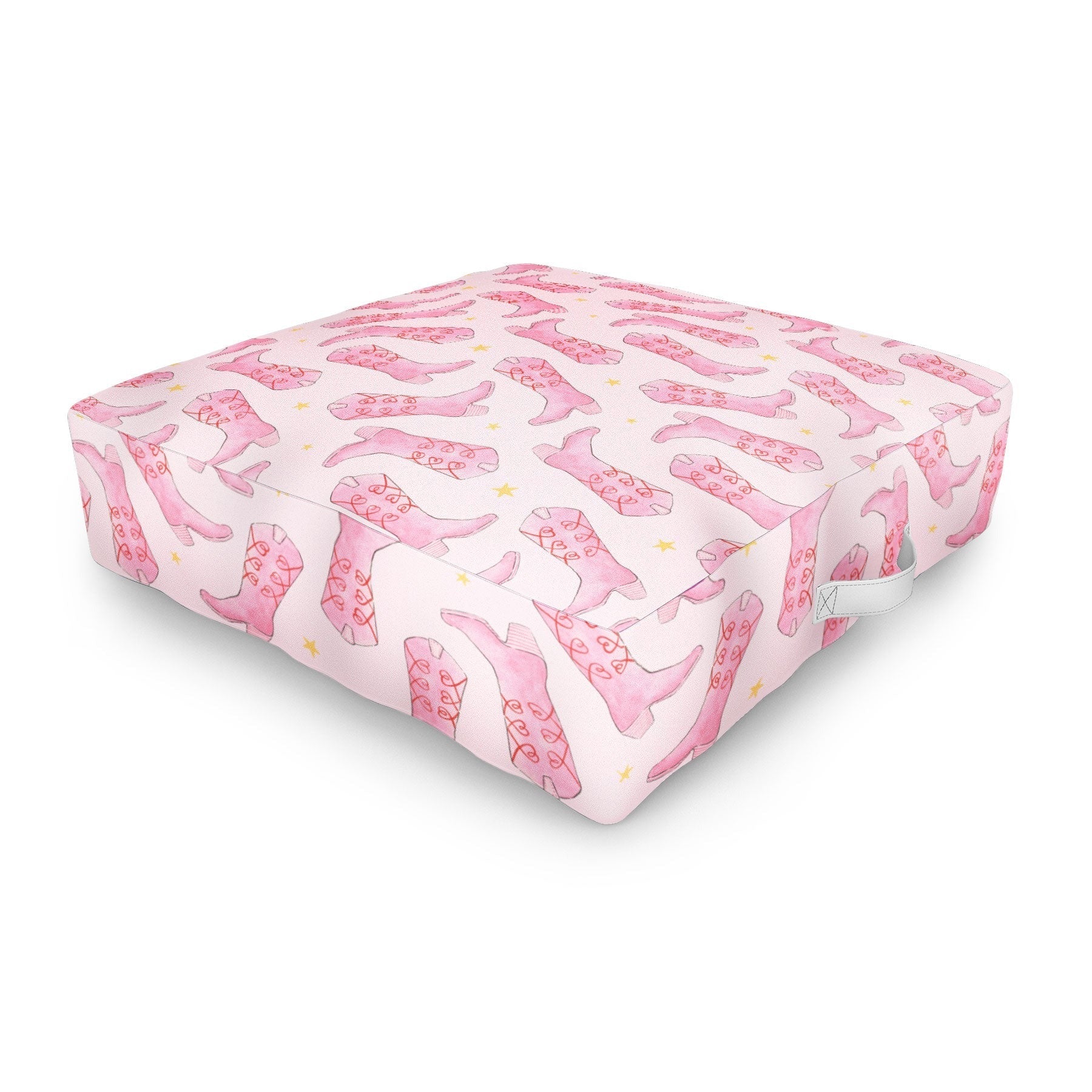 Love_Ryming Stars and Boots Outdoor Floor Cushion
