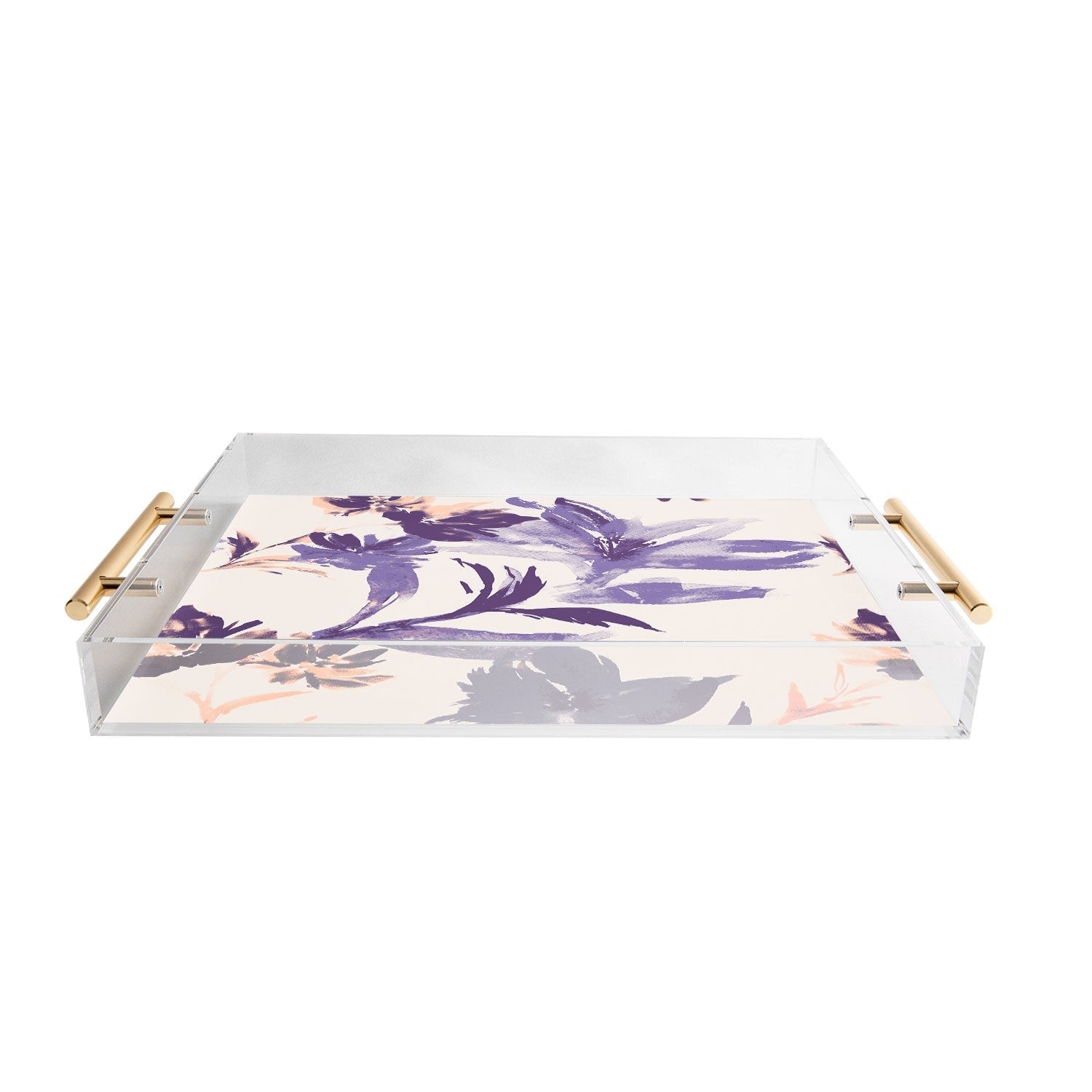 Gabriela Fuente Emma Classic Floral Acrylic Tray