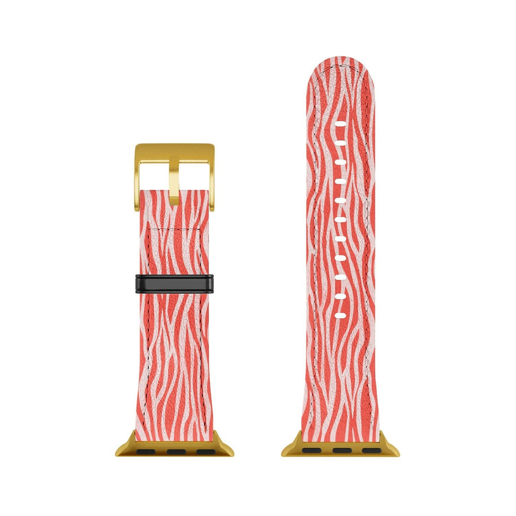 Avenie BR Red Zebra Stripe Apple Watch Band
