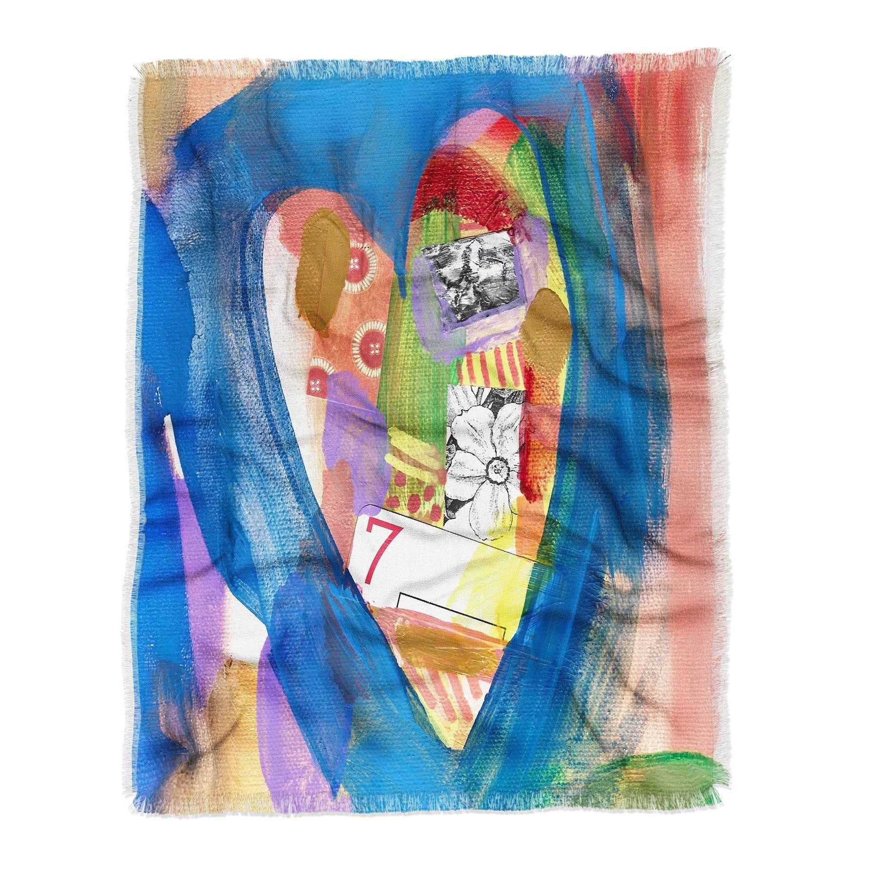 Natalie Baca Lucky in Love Throw Blanket