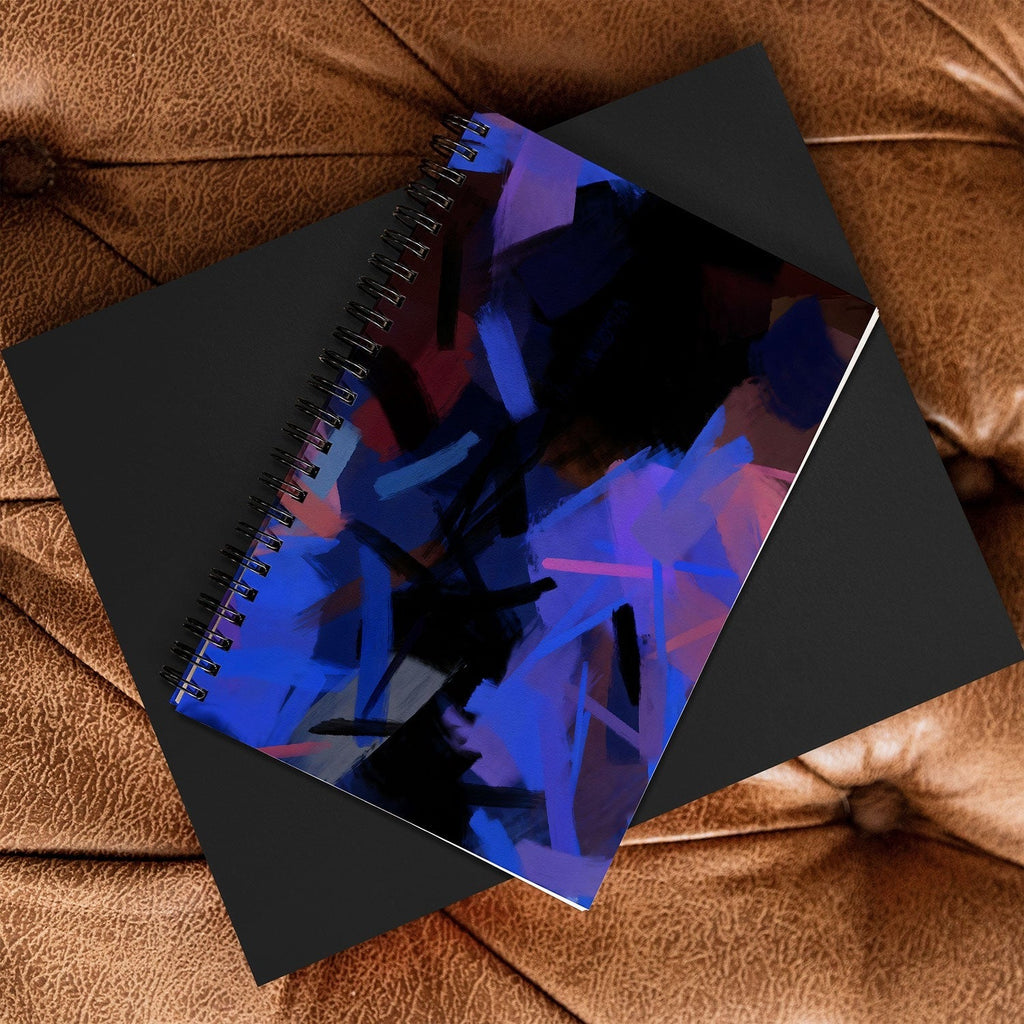 83 Oranges Midnight Sparks Spiral Notebook