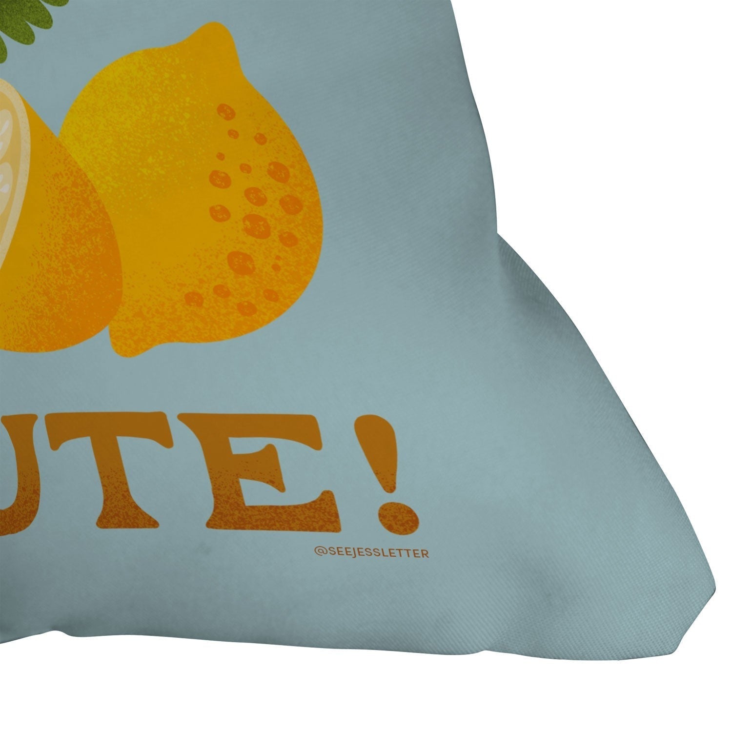 Jessica Molina Limoncello Cocktail Throw Pillow