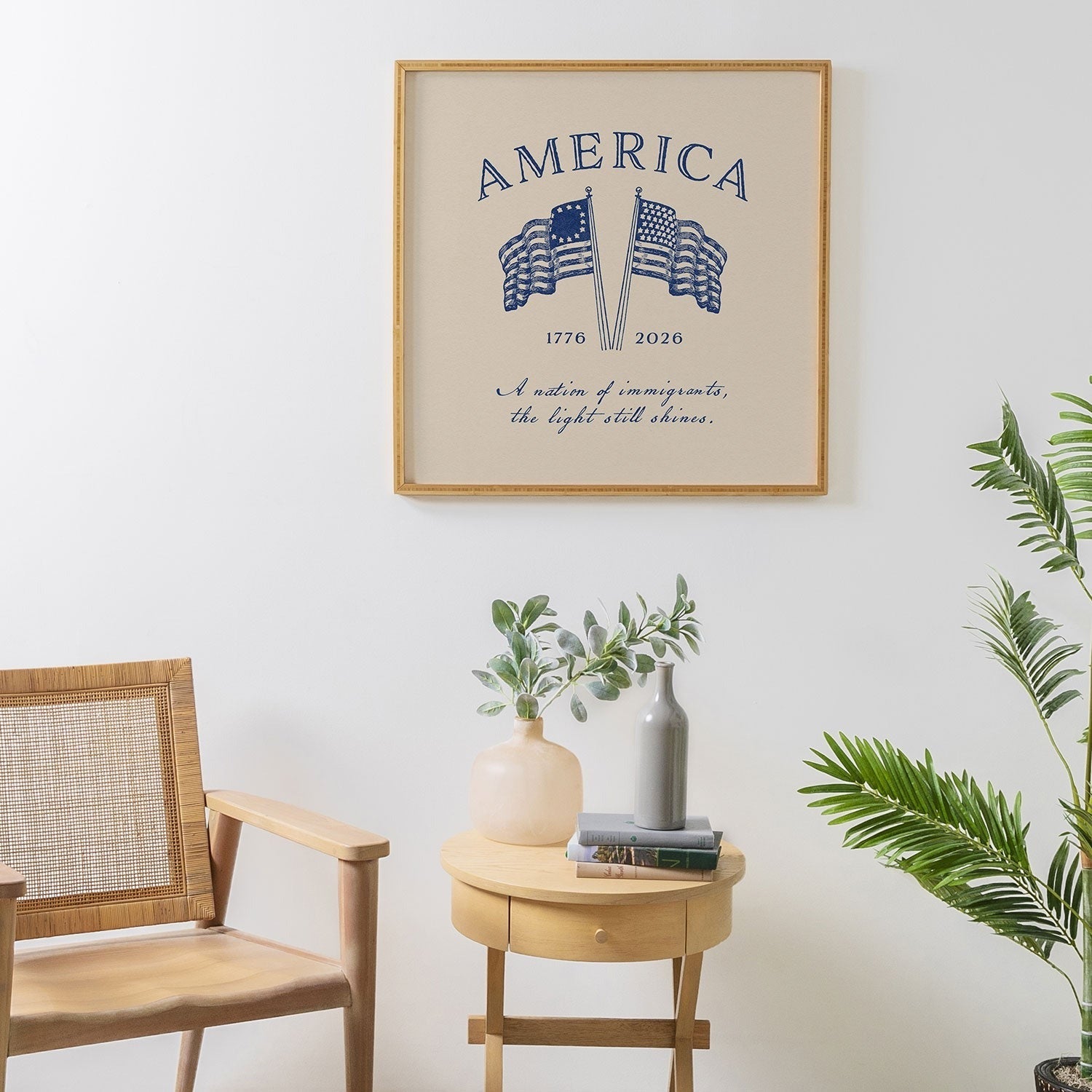 DENY Designs America250 Framed Wall Art