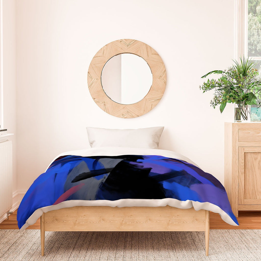 83 Oranges Midnight Sparks Duvet Cover