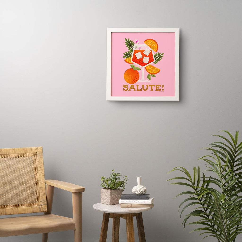 Jessica Molina Orange Spritz Framed Wall Art