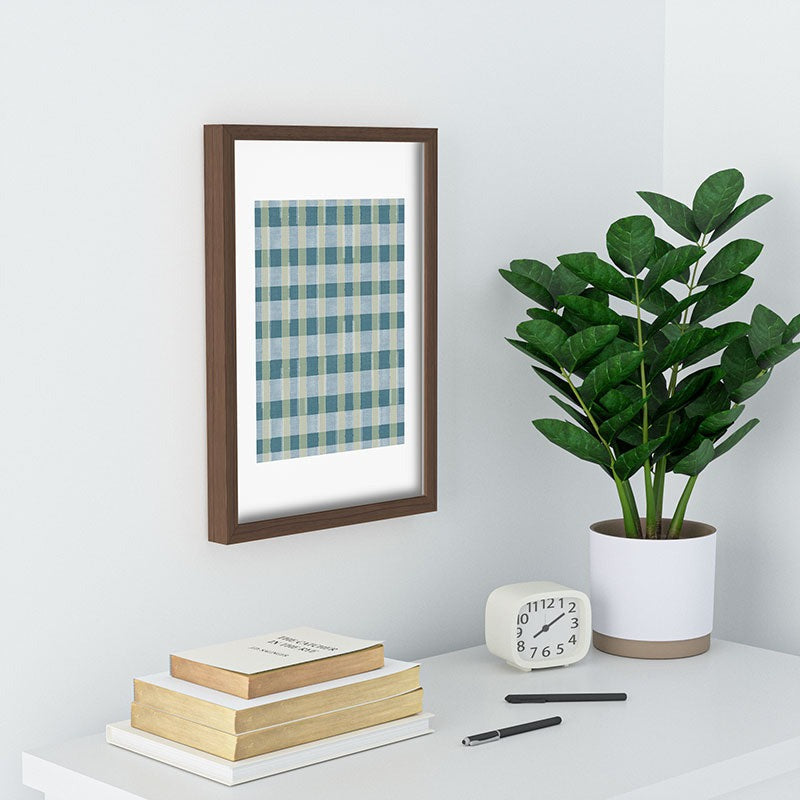 Marta Barragan Camarasa Country Style Checks Recessed Framing Rectangle