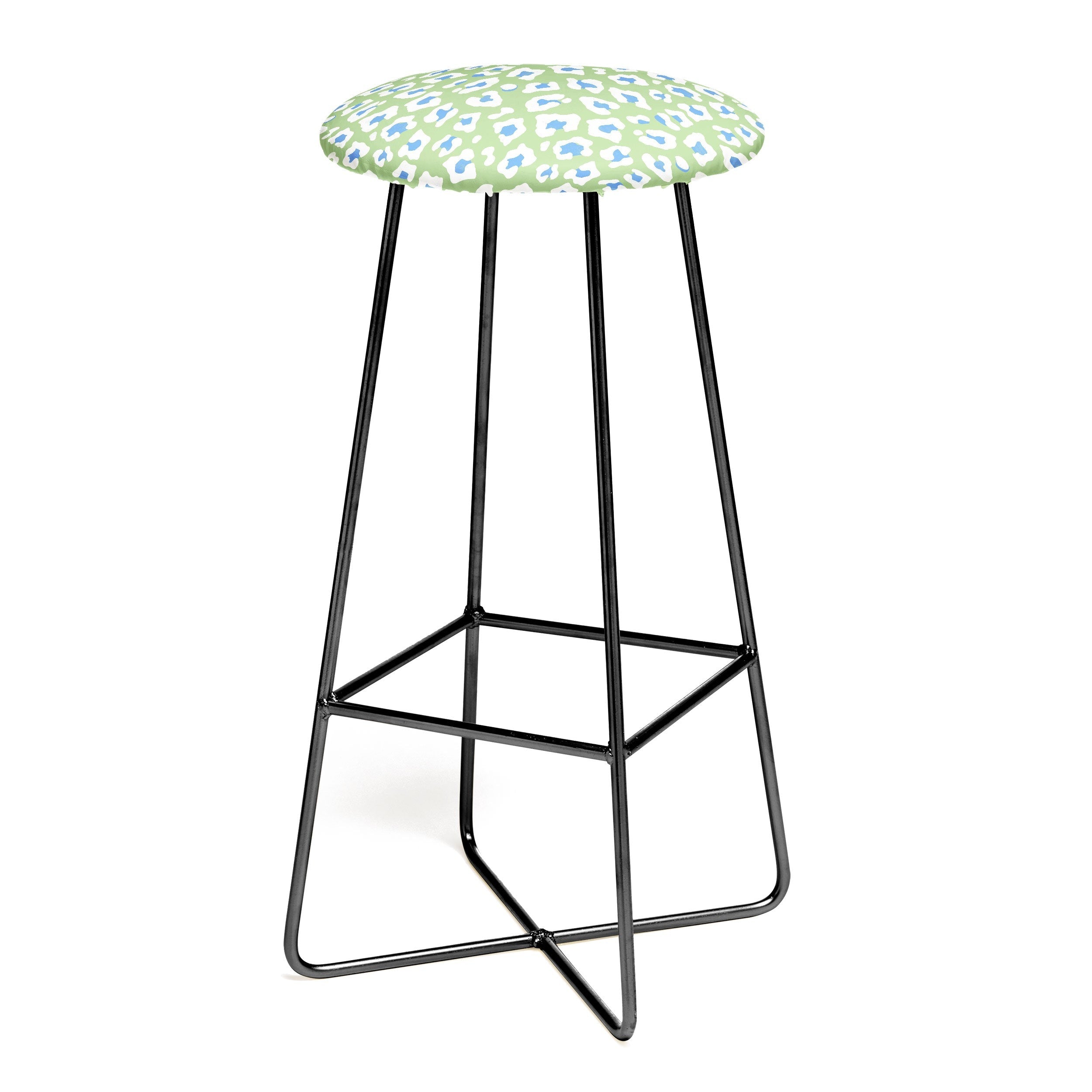 Avenie BR Cheetah Print Bar Stool