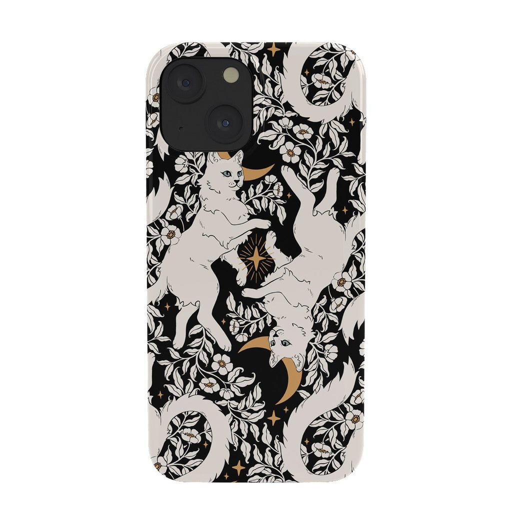 Avenie Celestial Cats Gold Phone Case
